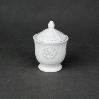 Cukřenka bílá keramika