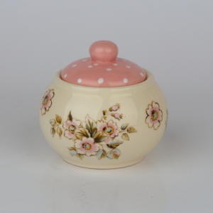 Cukřenka keramická10x11,5cm dek5636