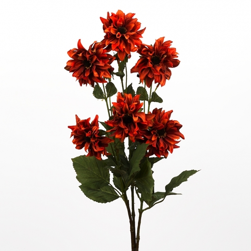 Dahlie červená x2 17x75x17cm