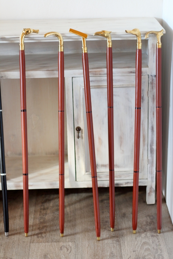 Dámská vycházková hole dřevěná 91cm