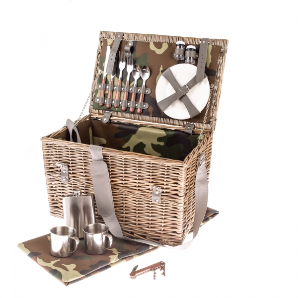 Dárek pro rybáře - Piknikový koš pro rybářský pár