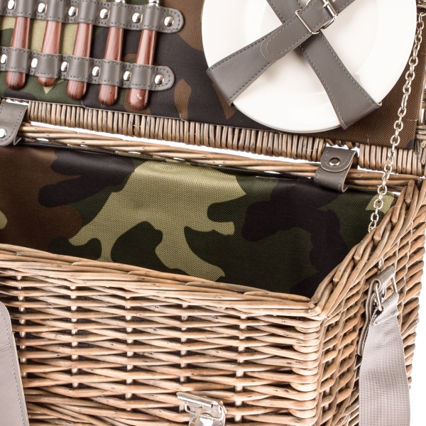 Dárek pro rybáře - Piknikový koš pro rybářský pár