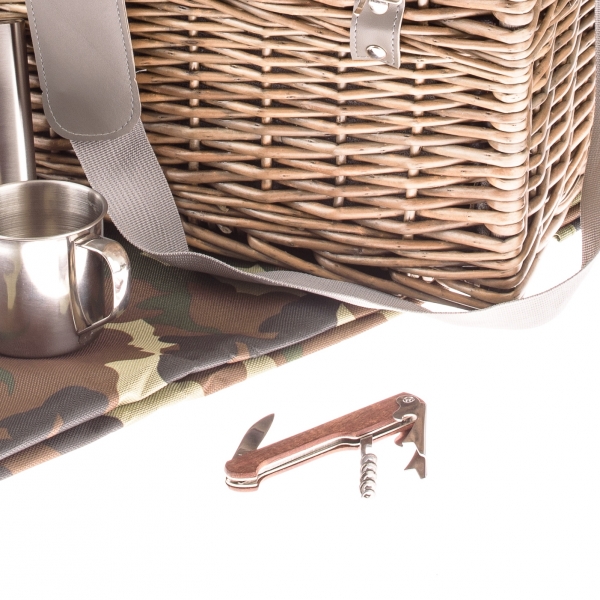 Dárek pro rybáře - Piknikový koš pro rybářský pár