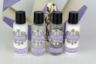 Dárková cestovní sada kosmetiky levandule 4x50ml