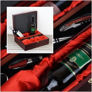 Dárková krabice na 2 láhve vína 36x11x28,5cm