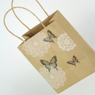 Dárková papírová taška motýl 18x14cm