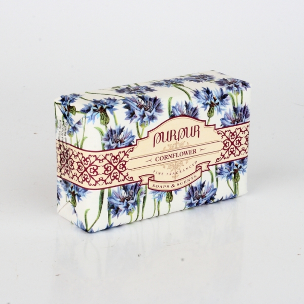 Dárková sada mýdlenka + mýdlo chrpa 13x7cm/200g