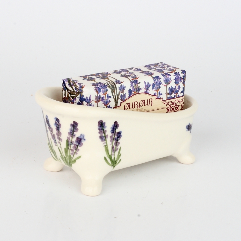 Dárková sada mýdlo ve vaničce levandule