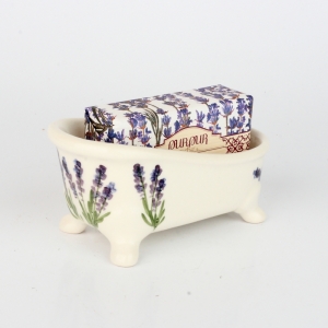 Dárková sada mýdlo ve vaničce levandule