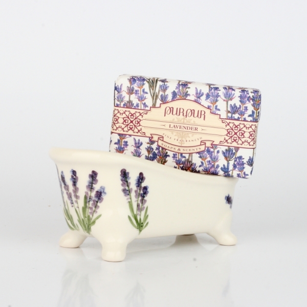 Dárková sada mýdlo ve vaničce levandule