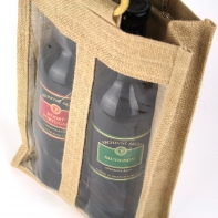 Dárková taška na 2 vína 40cm