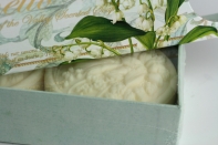 Dárkové balení toaletního mýdla konvalinka 3x125g