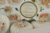 Dárkové italské mýdlo růžové květy 3x100g