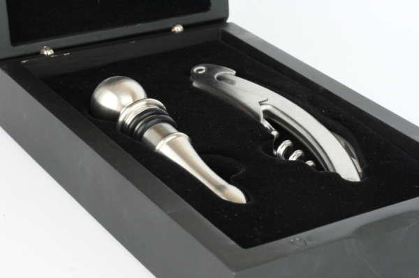 Dárkový set pro vinaře - otvírák / zátka