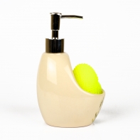 Dávkovač mýdla Levandule s houbičkou 19cm