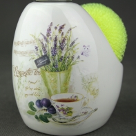 Dávkovač na jar Lavander Romantic 9×18×10 cm