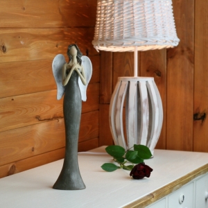 Dekorace anděl 34cm- VYŘAZENO