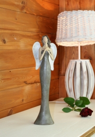 Dekorace anděl 34cm