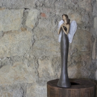 Dekorace anděl 34cm