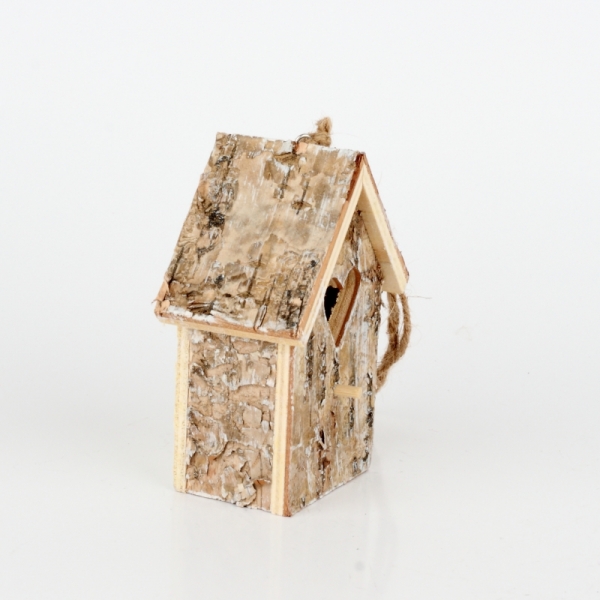 Dekorace budka pro ptáky 12x8x5cm