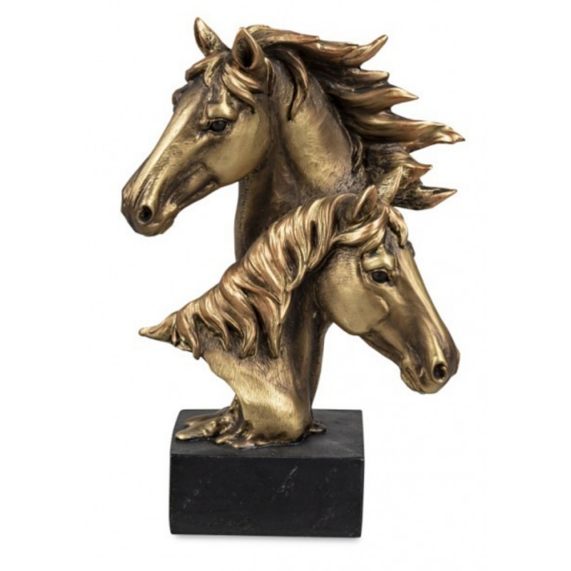 Dekorace do bytu busta koně 23cm