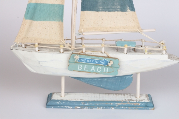 Dekorace do bytu loď 31x6x49cm