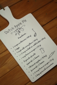 Dekorace do kuchyně prkénko Apple pie