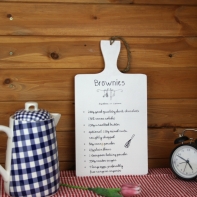 Dekorace do kuchyně prkénko Brownies- poškozeno dek3858