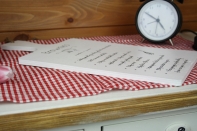 Dekorace do kuchyně prkénko Brownies