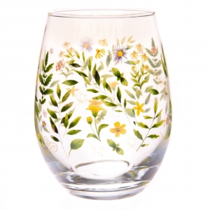 Dekorace do kuchyně - Sklenice luční kvítí