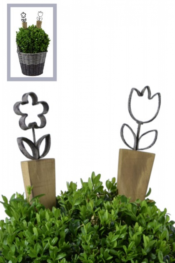 Dekorace do květináče tulipán 33cm