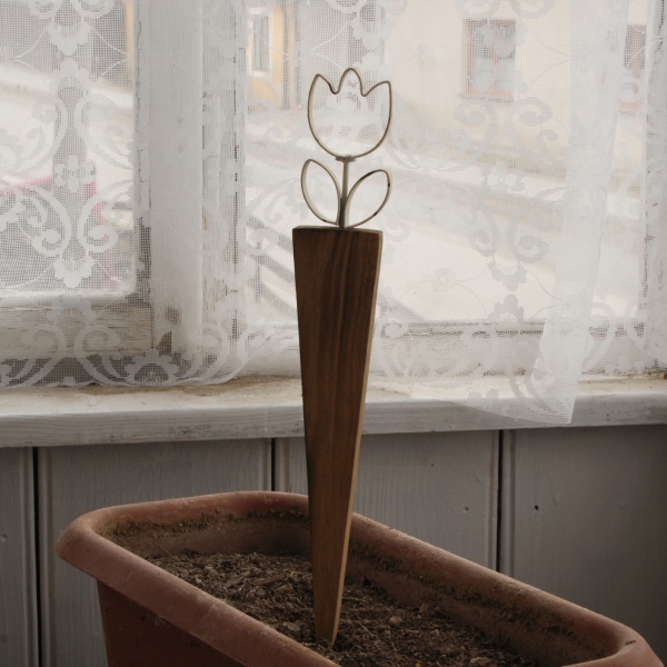 Dekorace - do květináče - tulipán dek5915