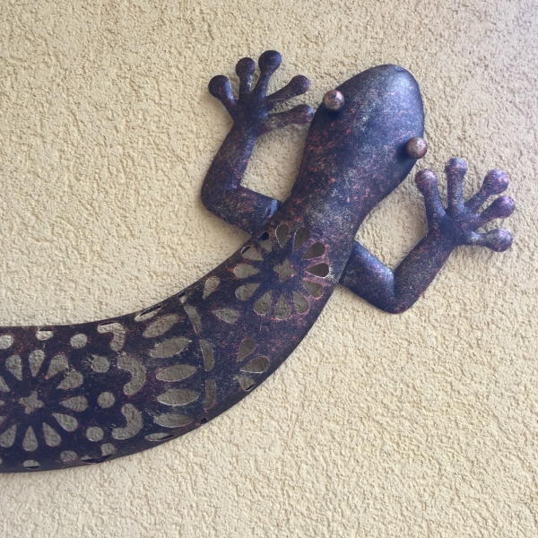 Dekorace do pergoly ještěrka 70,5x26cm