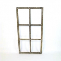 Dekorace dřevěné okno 60x120cm