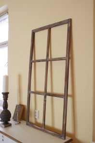 Dekorace dřevěné okno 60x120cm