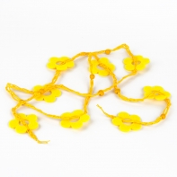 Dekorace girlanda kytka jarní žlutá