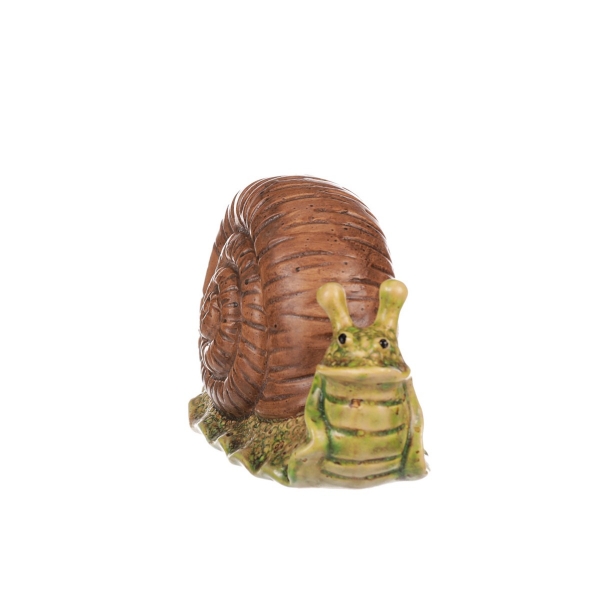 Dekorace k zahradnímu jezírku šnek 16x6,5x9,5cm