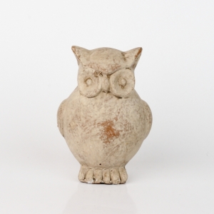 Dekorace keramická sova 13x10cm