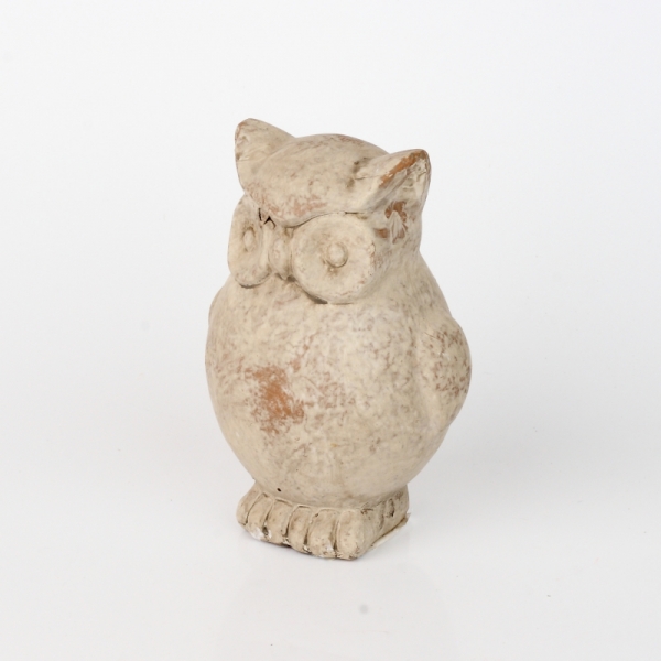 Dekorace keramická sova 13x10cm