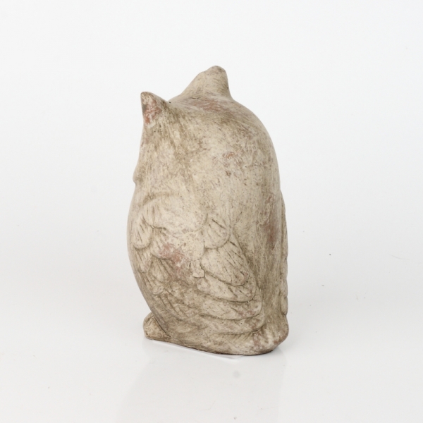 Dekorace keramická sova 14x9cm