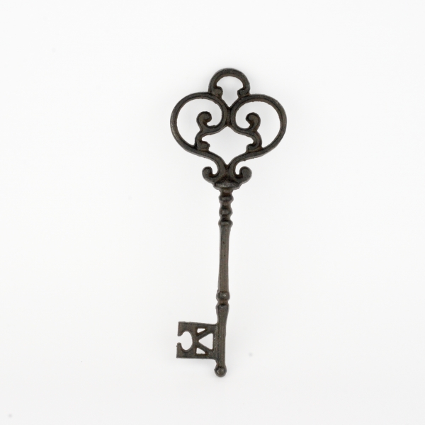 Dekorace klíč litina 25cm