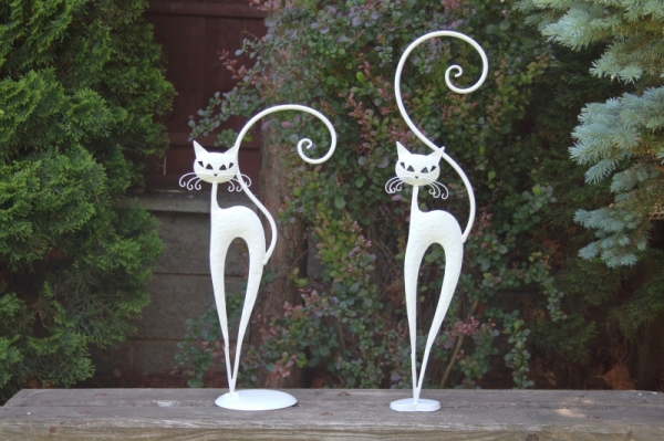 Dekorace kočka 28×52×14 cm