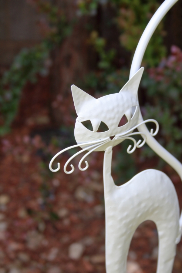 Dekorace kočka 28×52×14 cm