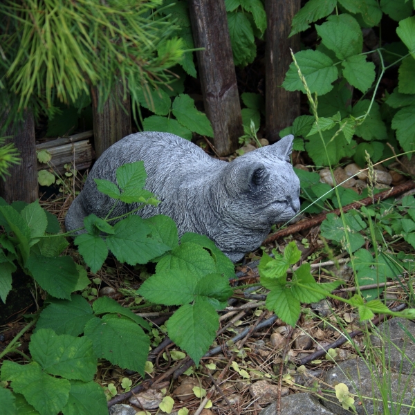 Dekorace kočka spící 31x17x18cm