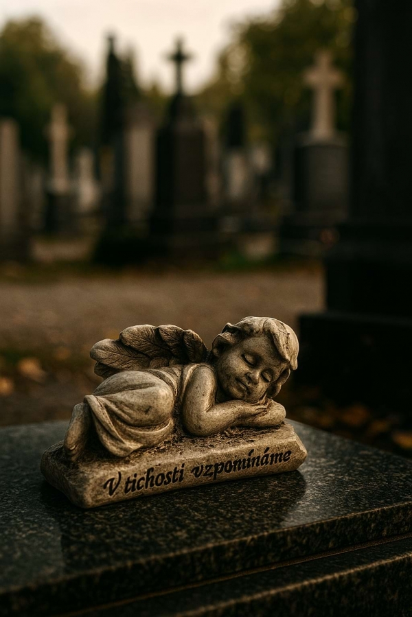 Dekorace která mluví beze slov 3,5 x 4 x 7 cm