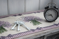 Dekorace litinové klíče bílé