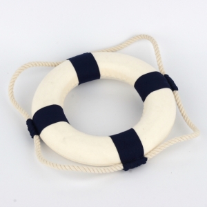 Dekorace modrý záchranný kruh/kolo 20cm