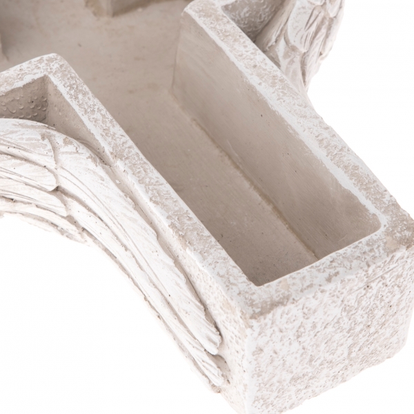 Dekorace na hřbitov květináč kříž