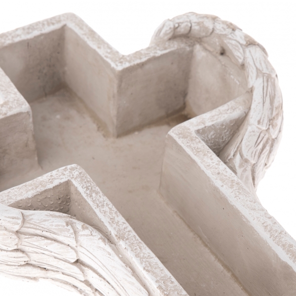 Dekorace na hřbitov květináč kříž