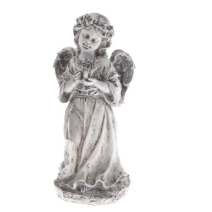 Dekorace na hrob anděl Barakiel 30 cm 